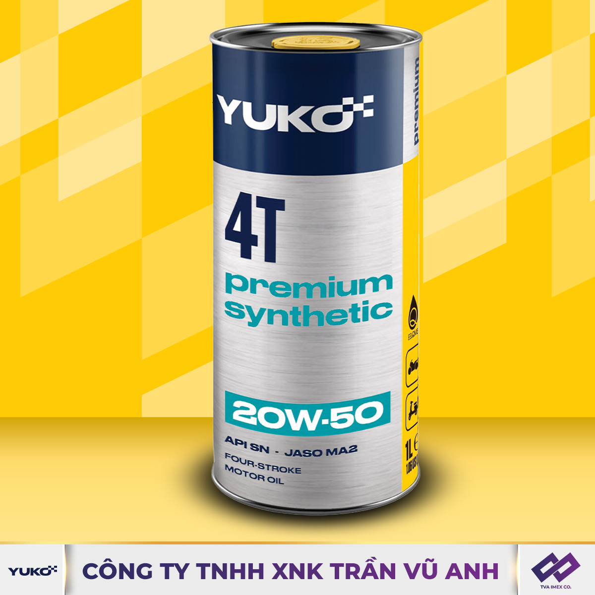 YUKO PREMIUM SYNTHETIC 4T 20W50 SN 1L
